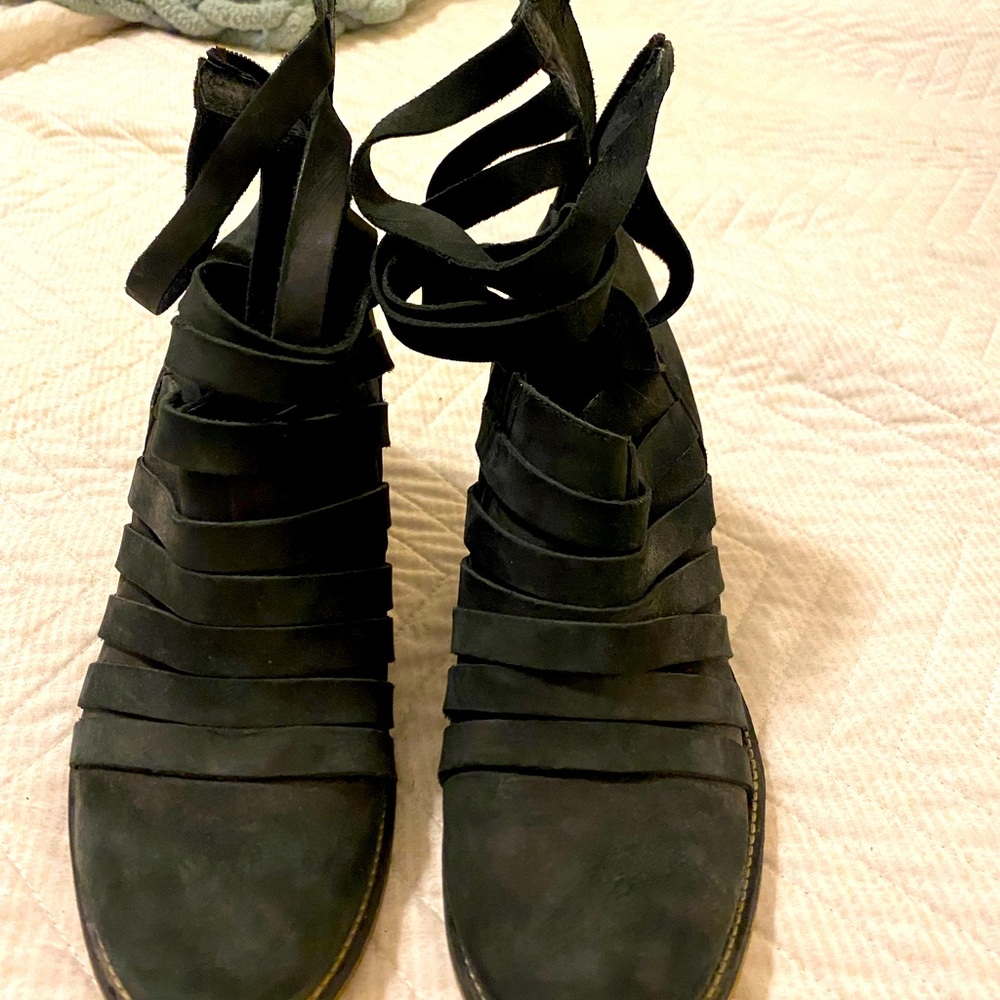 Free People Hybrid Strappy Boots